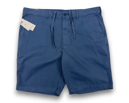 Uniqlo Herren Chinoshorts – Blau – Größe XL Shorts kurze Hose Kordelzug