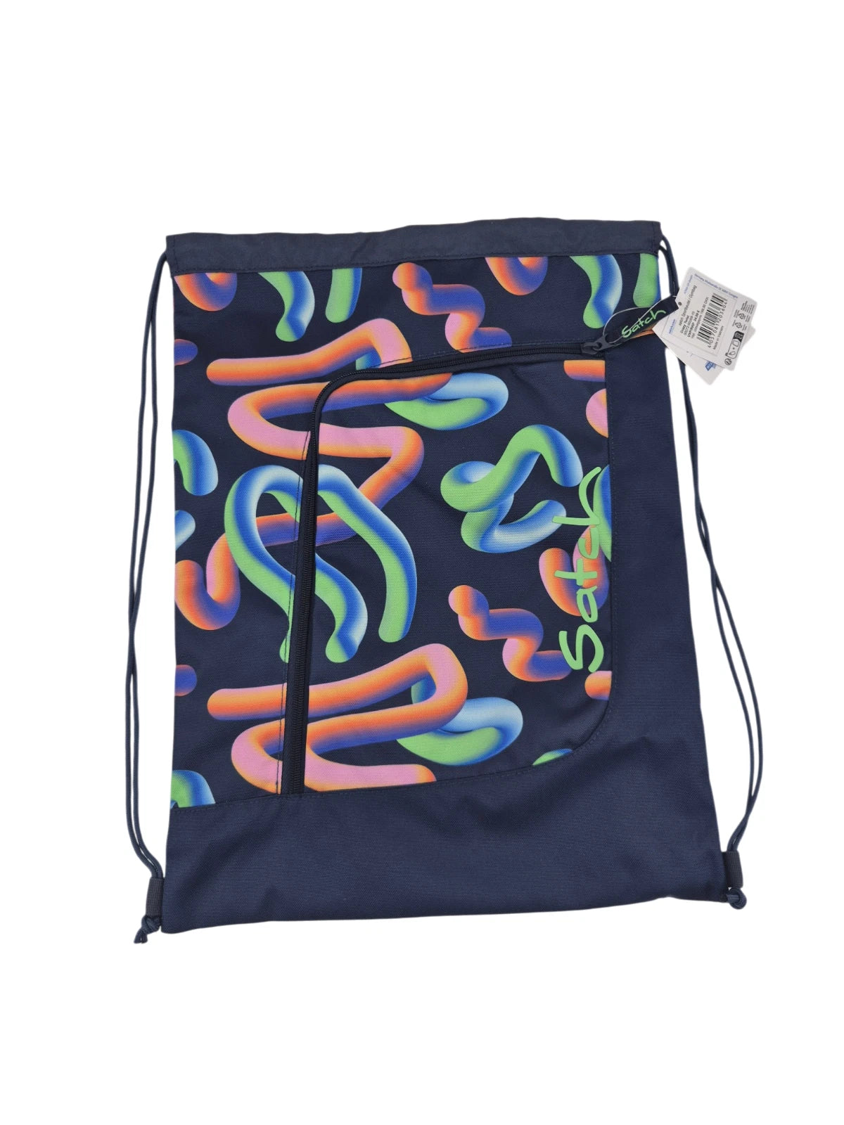 Satch Sportbeutel Tasche Gymbag Crazy Twist Kinder Jugendliche Schule/Freizeit