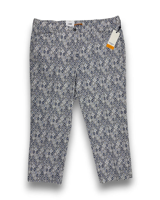 Raphaela by Brax Damen Hose Lorella Azur Blue Kurzgröße Wadenlang Gr. 46