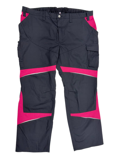 KÜBLER Arbeitshose Damen ACTIVIQ Hose schwarz/pink Frauen Bundhose Gr. 52