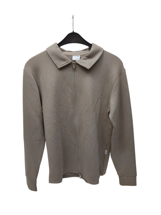 Selected Homme Herren Strickjacke mit Reißverschluss Zipper Beige Gr. S