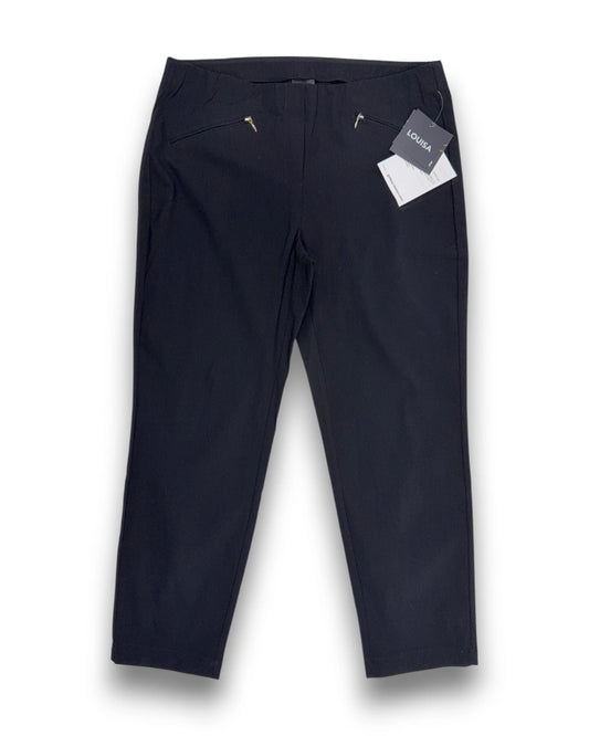 Goldner Damen Bengalinhose "LOUISA" – Schwarz – Kurzgröße 23 (Gr. 46) Hose