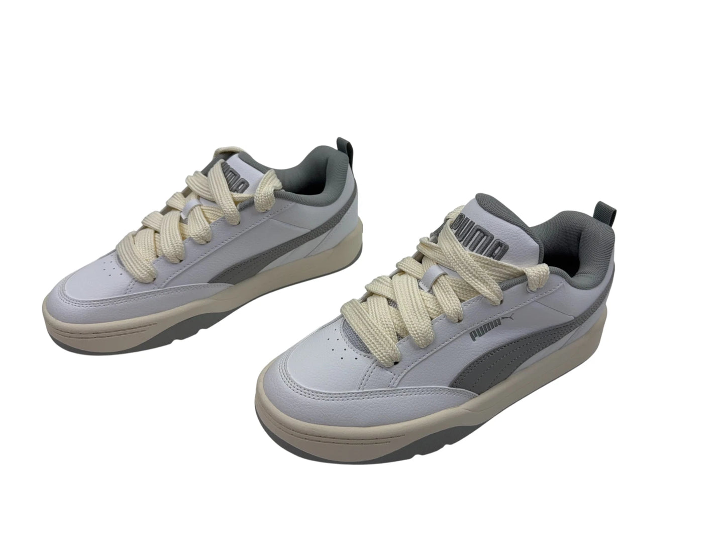 PUMA Sneaker Gr. 44 Unisex Park Lifestyle Schuhe weiß Herren Damen Turnschuhe