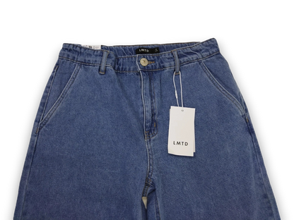 LMTD Jungen Jeans Gr. 170 Loosefit Hose Toizza in Blue Denim Stretcheinsatz