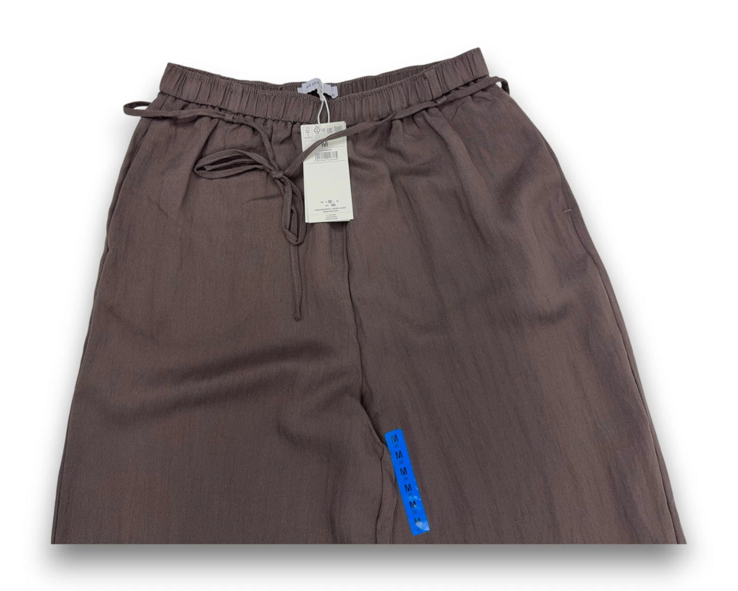 Reserved Damen Palazzohose Gr. M Dunkelbraun Relaxed Fit Hose Stoffhose