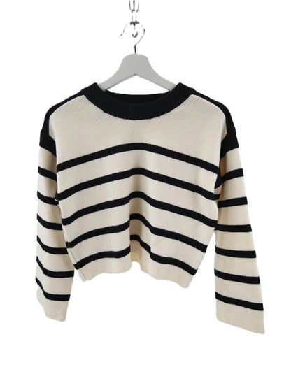 Zara Mädchen Pullover Gr. 152 Striped Knit Sweater gestreifter Pulli 11-12 Jahre