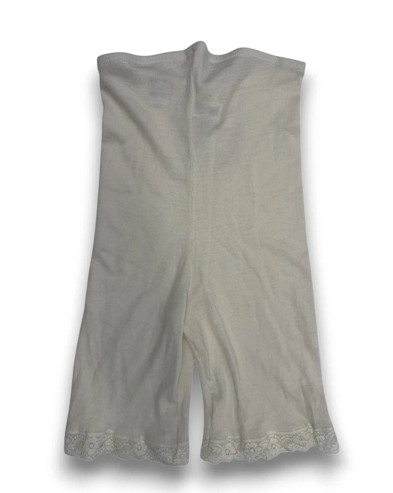 Nina von C. Damen Radlerhose "Wool Silk" – Champagner – Größe 44 Longpants