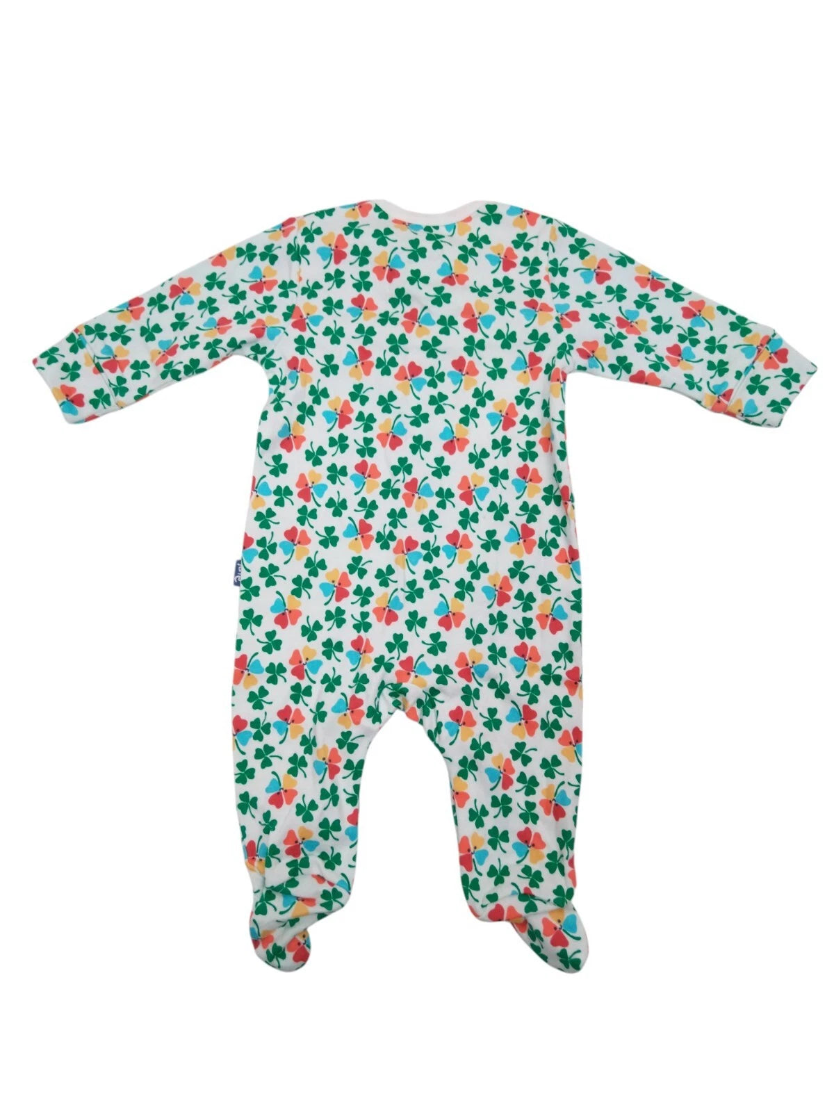 Kite Baby Einteiler Strampler Kleeblatt Muster Gr. 56-62cm 0-3m Druckknöpfe