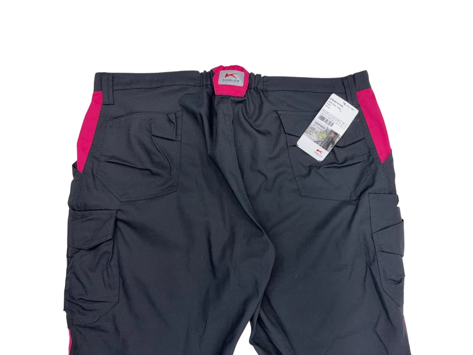 KÜBLER Arbeitshose Damen ACTIVIQ Hose schwarz/pink Frauen Bundhose Gr. 52