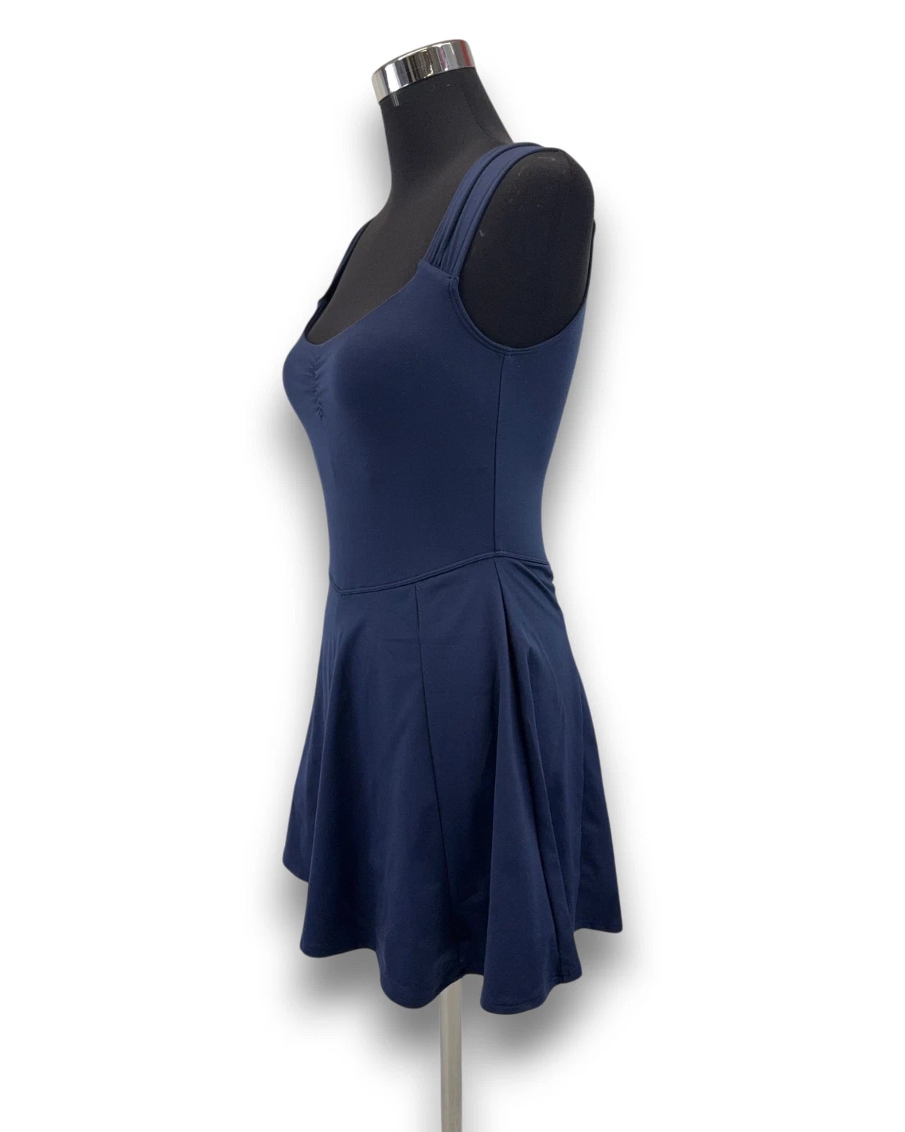 Gilly Hicks Active Dress Kleid Gr. M Marineblau Funktionskleid Innenhose