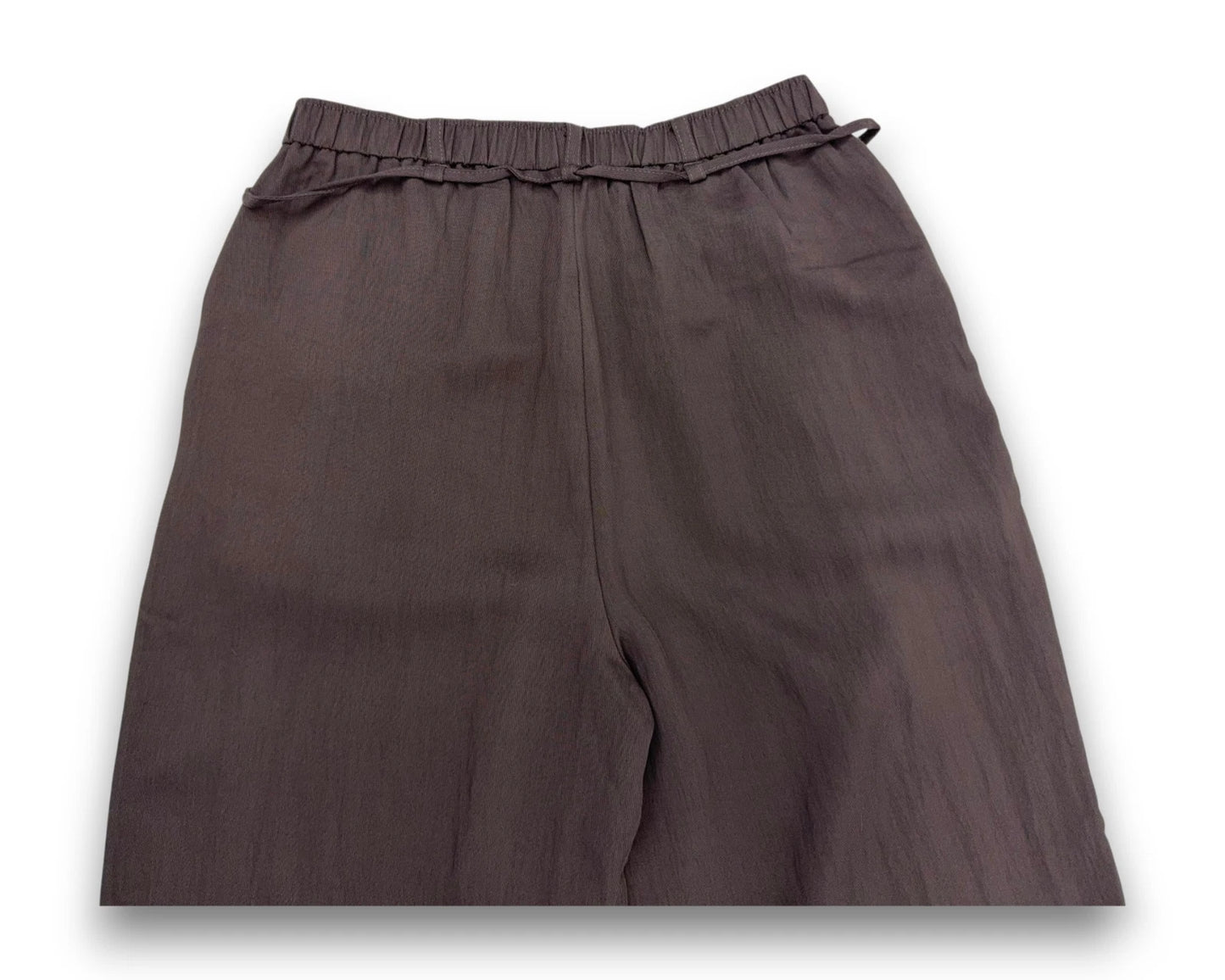 Reserved Damen Palazzohose Gr. M Dunkelbraun Relaxed Fit Hose Stoffhose