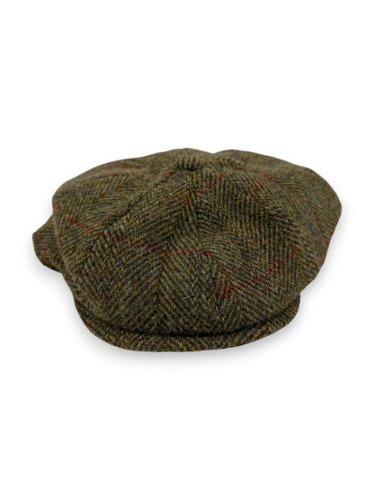 Borges & Scott Herren Schirmmütze Dingwall Schiebermütze Harris Tweed Gr. M 58cm