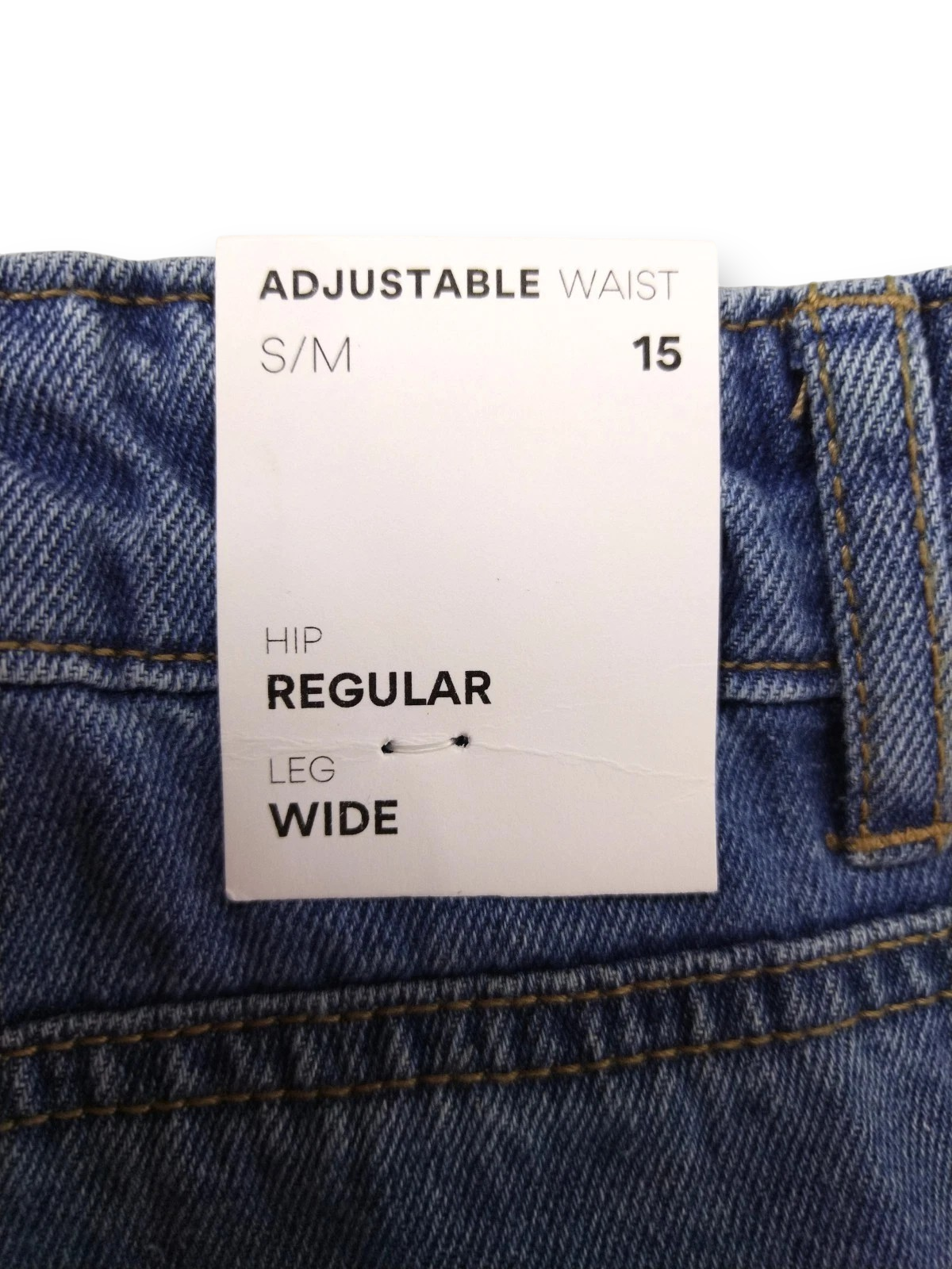 LMTD Jungen Jeans Gr. 170 Loosefit Hose Toizza in Blue Denim Stretcheinsatz