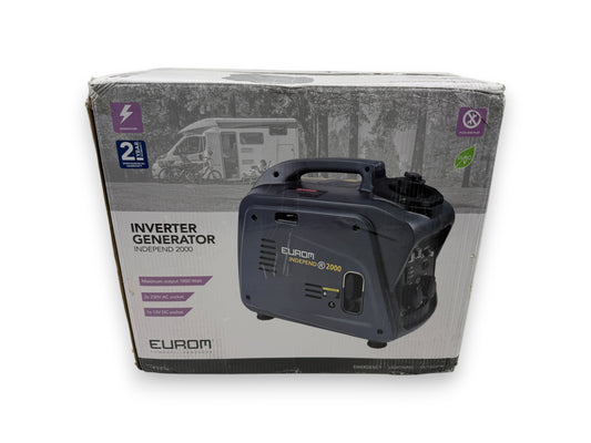 EUROM Independ 2000 Stromerzeuger 1800W Inverter Benzin Generator 4-Takt