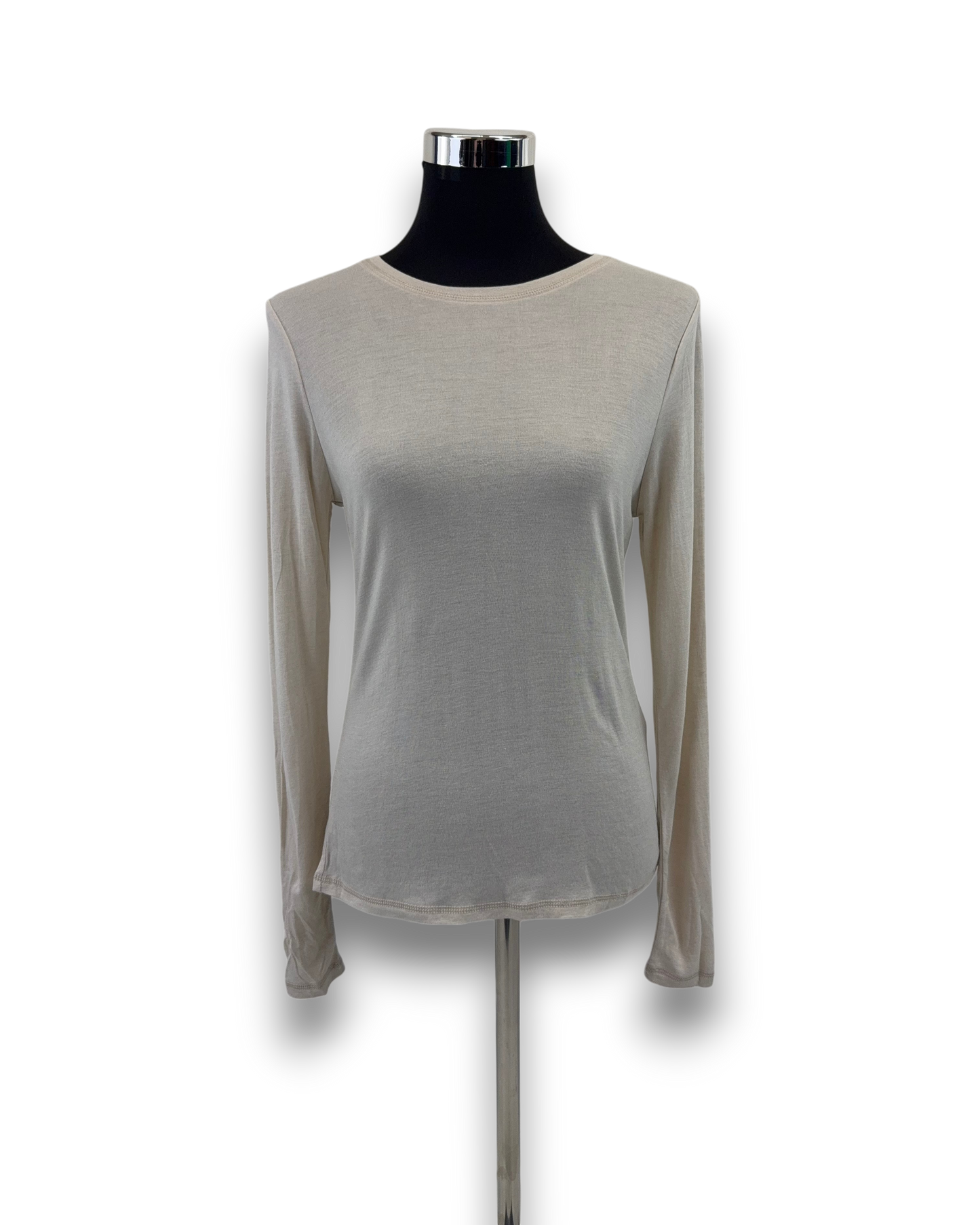 JDY Damen Langarmshirt – Whitecap Gray – Größe M Shirt dünner Pullover