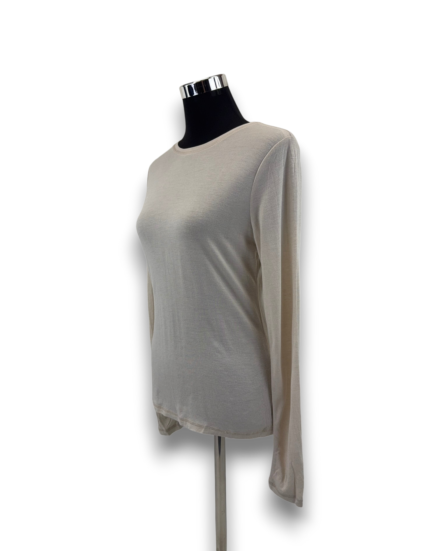 JDY Damen Langarmshirt – Whitecap Gray – Größe M Shirt dünner Pullover