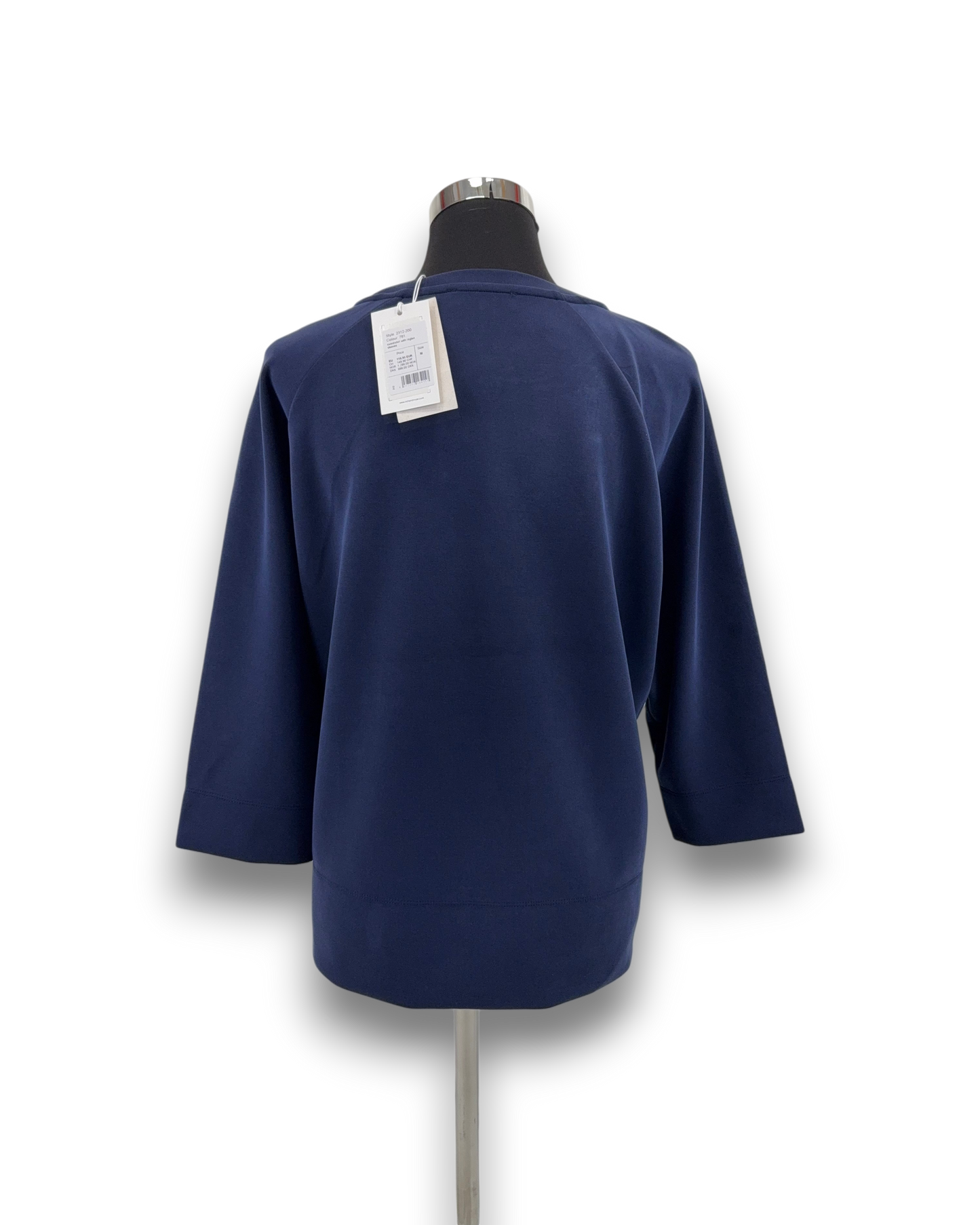 Rich & Royal Damen Sweatshirt – Dunkelblau – Größe M Pullover 3/4 Arm Loose Fit