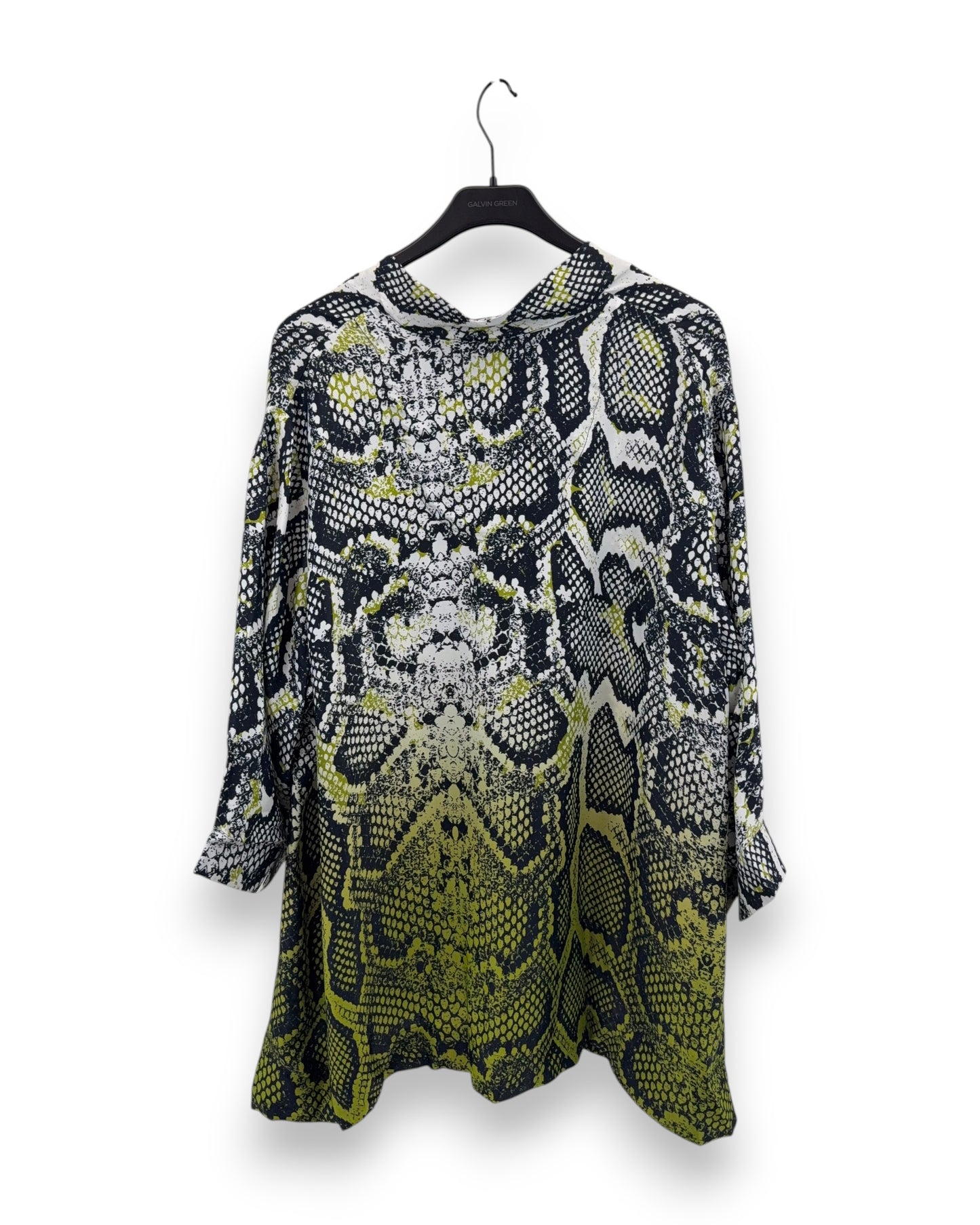ULLA POPKEN Damen Tunika 3/4 Arm Gr. 50/52 Schlangen Optik Bluse Oberteil