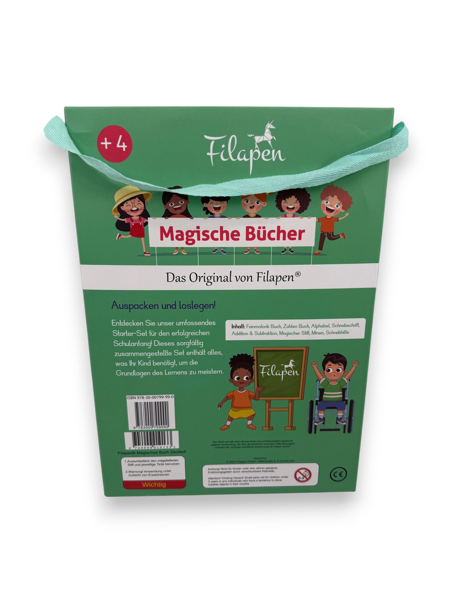 Filapen Magische Vorschulhefte ab 4 Jahren Wiederverwendbar 5 Hefte Stift NEU