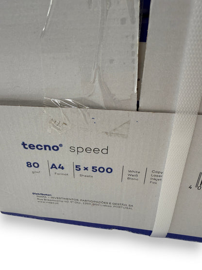 inapa Drucker-/Kopierpapier tecno Speed: 80 g/m², A4, weiß, 5x500 Blatt